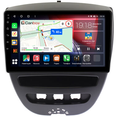 Toyota Aygo (2005-2014) Canbox H-Line 3799-10-1152 на Android 10 (4G-SIM, 4/64, DSP, QLed)