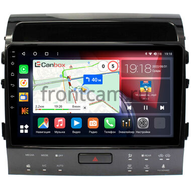 Toyota Land Cruiser 200 (2007-2009) для авто с NAVI (тип С) Canbox H-Line 3799-10-1201 на Android 10 (4G-SIM, 4/64, DSP, QLed)