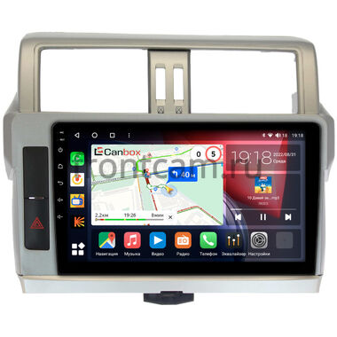 Toyota Land Cruiser Prado 150 2013-2017 Canbox H-Line 3799-1057 на Android 10 (4G-SIM, 4/64, DSP, QLed)