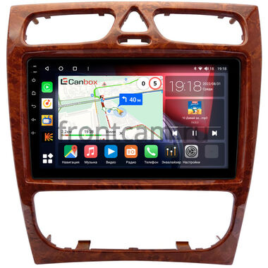 Mercedes-Benz C (w203), G (w463) 2000-2006 (дерево) Canbox H-Line 4166-9-1441 на Android 10 (4G-SIM, 4/32, DSP, QLed)