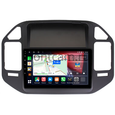 Mitsubishi Pajero 3, Montero 3 (1999-2006) (черная) Canbox H-Line 4166-9-266 на Android 10 (4G-SIM, 4/32, DSP, QLed)