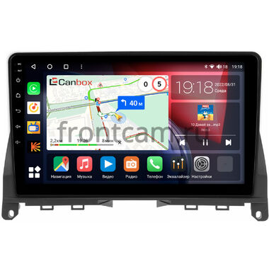 Mercedes-Benz C-klasse (w204) 2006-2011 (черная) Canbox H-Line 4166-9-702 на Android 10 (4G-SIM, 4/32, DSP, QLed)