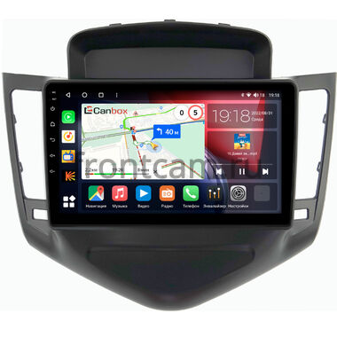 Chevrolet Cruze 2008-2012 (черная) Canbox H-Line 4166-9010 на Android 10 (4G-SIM, 4/32, DSP, QLed)