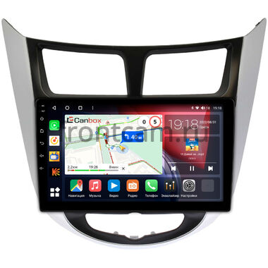 Hyundai Solaris, Accent 4 (2010-2019) Canbox H-Line 4166-9027 на Android 10 (4G-SIM, 4/32, DSP, QLed)