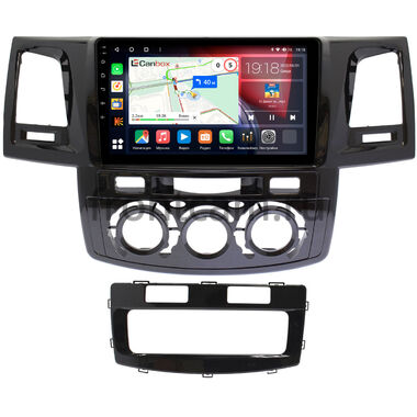 Toyota Hilux VII, Fortuner I 2005-2015 Canbox H-Line 4166-9414 на Android 10 (4G-SIM, 3/32, DSP, QLed)