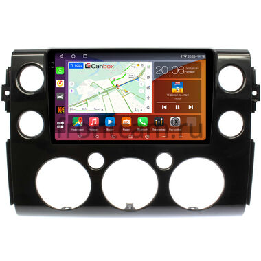 Toyota FJ Cruiser (2006-2022) (черная, глянцевая) Canbox H-Line 2K 4180-9-188 на Android 10 (4G-SIM, 4/32, DSP, QLed)