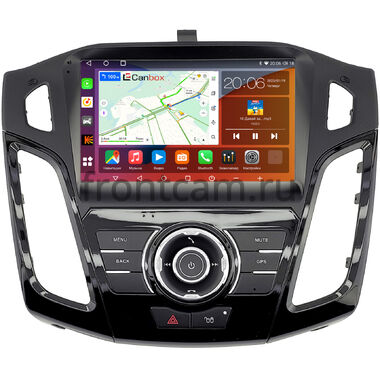 Ford Focus 3 2011-2019 (черная, глянцевая, Тип 1) Canbox H-Line 2K 4180-9-2360 на Android 10 (4G-SIM, 4/32, DSP, QLed)