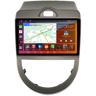 Kia Soul (2008-2011) Canbox H-Line 2K 4180-9-337 на Android 10 (4G-SIM, 4/32, DSP, QLed)