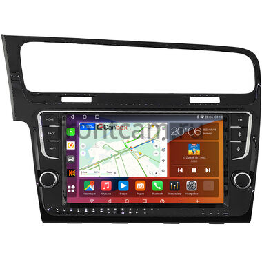 Volkswagen Golf 7 (2012-2022) (черная, глянцевая) Canbox H-Line 2K 4180-9-3461 на Android 10 (4G-SIM, 4/32, DSP, QLed)