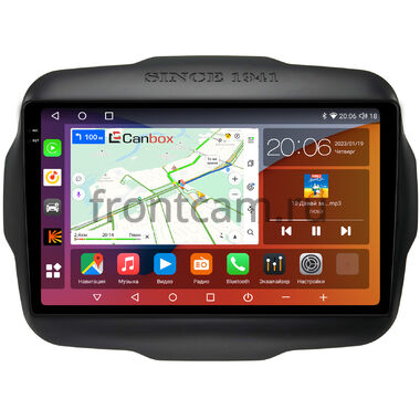 Jeep Renegade 2014-2024 Canbox H-Line 2K 4180-9-629 на Android 10 (4G-SIM, 4/32, DSP, QLed)