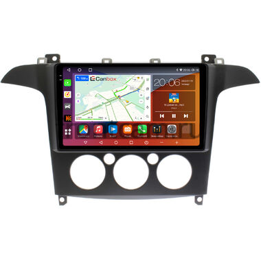 Ford S-Max, Galaxy 2 (2006-2015) (с кондиционером) Canbox H-Line 2K 4180-9-FR098N на Android 10 (4G-SIM, 4/32, DSP, QLed)