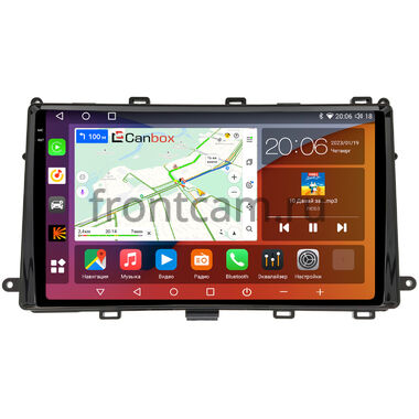 Toyota Corolla (E160, E170) 2015-2024 Canbox H-Line 2K 4180-9-TO540N на Android 10 (4G-SIM, 4/32, DSP, QLed)