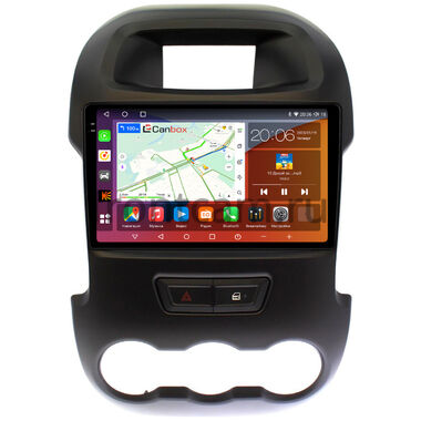 Ford Ranger 3 (2011-2015) Canbox H-Line 2K 4180-9165 на Android 10 (4G-SIM, 4/32, DSP, QLed)