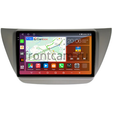 Mitsubishi Lancer 9 2000-2010 (серая) Canbox H-Line 2K 4180-9230 на Android 10 (4G-SIM, 4/32, DSP, QLed)