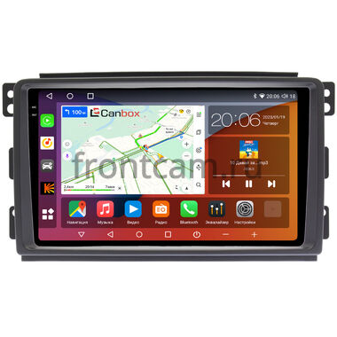 Smart Forfour (2004-2006), Fortwo 2 (2007-2011) Canbox H-Line 2K 4180-9289 на Android 10 (4G-SIM, 4/32, DSP, QLed)