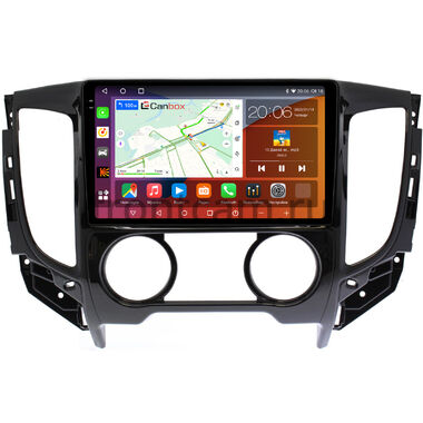 Mitsubishi L200 5 (2015-2019) (с кондиционером, глянцевая) Canbox H-Line 2K 4180-9339 на Android 10 (4G-SIM, 4/32, DSP, QLed)