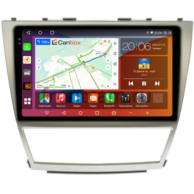 Toyota Camry XV40 (2006-2011) Canbox H-Line 2K 4181-1063 на Android 10 (4G-SIM, 4/32, DSP, QLed)