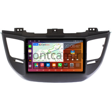 Hyundai Tucson 3 (2015-2018) Canbox H-Line 2K 4182-9-064-1 на Android 10 (4G-SIM, 4/64, DSP, QLed) для авто с камерой