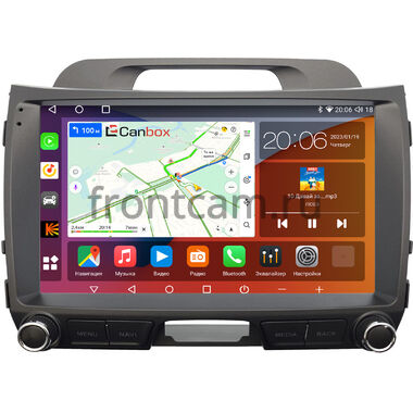 Kia Sportage 3 2010-2016 (для авто без усилителя) Canbox EVO 2K 5831-9-2772 на Android 14 (4G-SIM, 12/256, DSP, QLed, AI, 360)