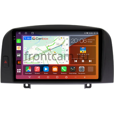 Hyundai Sonata 5 (NF) 2004-2007 (черная) Canbox H-Line 2K 4184-9259 на Android 10 (4G-SIM, 6/128, DSP, QLed)