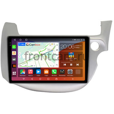 Honda Fit 2 2007-2014 (светло-серая) Canbox H-Line 2K 4185-10-671 на Android 10 (4G-SIM, 6/128, DSP, QLed)