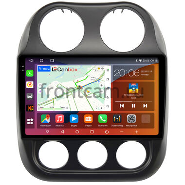 Jeep Compass, Liberty (Patriot) 2009-2016 Canbox H-Line 2K 4185-10-810 на Android 10 (4G-SIM, 6/128, DSP, QLed)