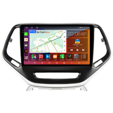 Jeep Cherokee 5 (KL) 2013-2024 Canbox H-Line 2K 4185-10-811 на Android 10 (4G-SIM, 6/128, DSP, QLed)