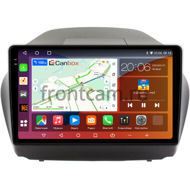 Hyundai ix35, Tucson 2 2009-2015 Canbox H-Line 2K 4185-1043 на Android 10 (4G-SIM, 6/128, DSP, QLed) (для авто без камеры)