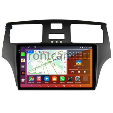 Toyota Windom 3 (XV30) (2001-2006) (черная) Canbox H-Line 2K 4186-9-746 на Android 10 (4G-SIM, 8/256, DSP, QLed)