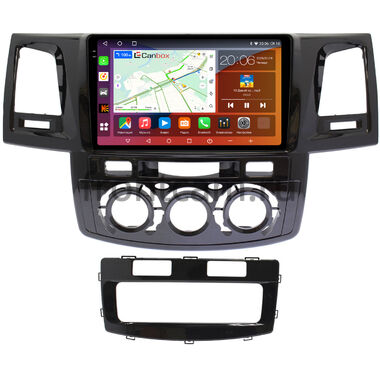 Toyota Fortuner, Hilux 7 (2004-2015) Canbox H-Line 2K 4186-9414 на Android 10 (4G-SIM, 8/256, DSP, QLed)