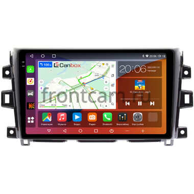 Nissan Navara (Frontier) 4 (D23) 2014-2024 Canbox H-Line 2K 4187-10-1116 на Android 10 (4G-SIM, 8/256, DSP, QLed)