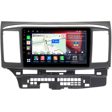 Mitsubishi Lancer 10 2007-2017 Canbox H-Line 4196-9-MI113N на Android 10 (4G-SIM, 6/128, DSP, QLed)