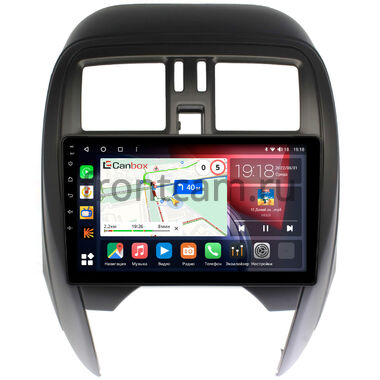 Nissan March (K13) 2013-2024 Canbox H-Line 4196-9-NI097N на Android 10 (4G-SIM, 6/128, DSP, QLed)