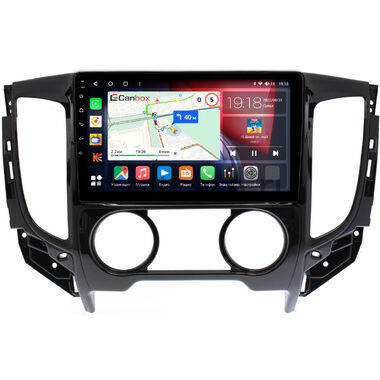 Mitsubishi L200 5 (2015-2019) (с кондиционером, глянцевая) Canbox H-Line 4196-9339 на Android 10 (4G-SIM, 6/128, DSP, QLed)