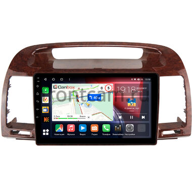 Toyota Camry XV30 2001-2006 (под дерево) Canbox H-Line 4197-9-961 на Android 10 (4G-SIM, 8/128, DSP, QLed)