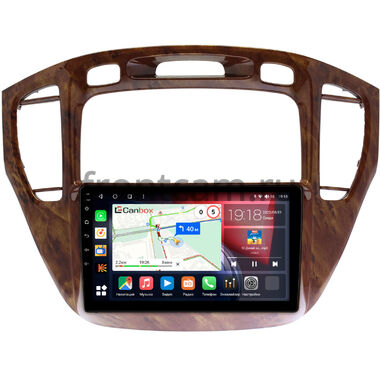 Toyota Highlander (U20), Kluger (XU20) 2000-2007 (орех, для авто без монитора) Canbox H-Line 4197-9293 на Android 10 (4G-SIM, 8/128, DSP, QLed)