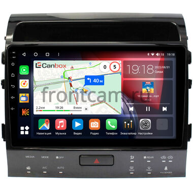 Toyota Land Cruiser 200 2010-2012 для авто с Navi (тип А) Canbox H-Line 4198-10-1203 на Android 10 (4G-SIM, 8/128, DSP, QLed)