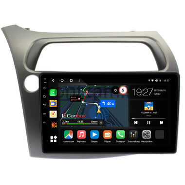 Honda Civic 8 5D 2005-2012 (левый руль, хэтчбэк) Canbox M-Line 4544-9-HO107N на Android 10 (4G-SIM, 2/32, DSP, QLed)