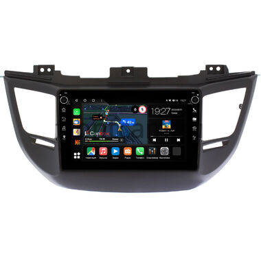 Hyundai Tucson 3 (2015-2018) Canbox M-Line 7801-9-064-1 на Android 10 (4G-SIM, 2/32, DSP, IPS) С крутилками для авто с камерой