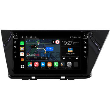 Kia Niro (2016-2022) (черная, глянцевая) Canbox M-Line 7801-9-0742 на Android 10 (4G-SIM, 2/32, DSP, IPS) С крутилками