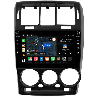 Hyundai Getz 2002-2011 (черная) Canbox M-Line 7801-9-1321 на Android 10 (4G-SIM, 2/32, DSP, IPS) С крутилками