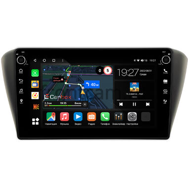 Skoda Fabia 3 2014-2018 (черная) Canbox M-Line 7801-9-571 на Android 10 (4G-SIM, 2/32, DSP, IPS) С крутилками