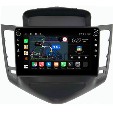 Chevrolet Cruze 2008-2012 (черная) Canbox M-Line 7801-9010 на Android 10 (4G-SIM, 2/32, DSP, IPS) С крутилками