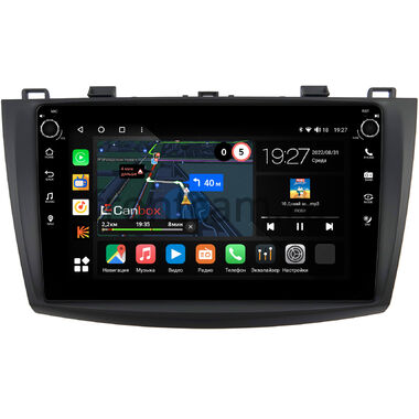 Mazda 3 (BL), Axela 2 (2009-2013) Canbox M-Line 7801-9050 на Android 10 (4G-SIM, 2/32, DSP, IPS) С крутилками