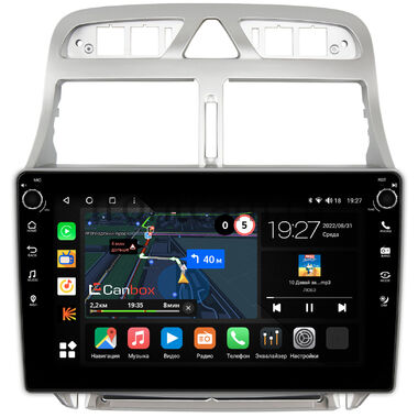 Peugeot 307 2001-2008 (тип 2) Canbox M-Line 7801-9188 Android 10 (4G-SIM, 2/32, DSP, IPS) С крутилками