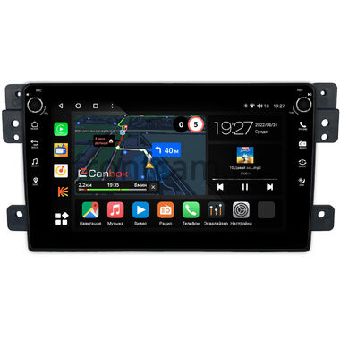 Suzuki Grand Vitara (2005-2015) Canbox M-Line 7801-9222 на Android 10 (4G-SIM, 2/32, DSP, IPS) С крутилками