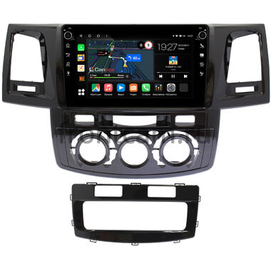 Toyota Fortuner, Hilux 7 2004-2015 (с кондиционером или климат-контролем) Canbox M-Line 7801-9414 на Android 10 (4G-SIM, 2/32, DSP, IPS) С крутилками