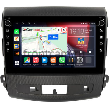 Mitsubishi Outlander XL 2005-2013 Canbox H-Line 7802-9-004-1 без Rockford на Android 10 (4G-SIM, 4/32, DSP, IPS) С крутилками