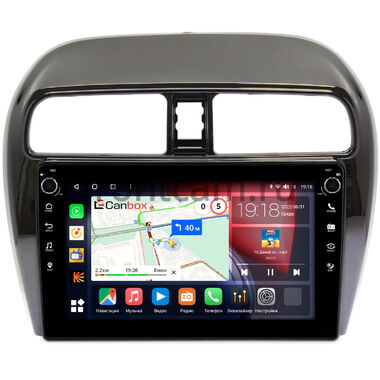 Mitsubishi Mirage 6 (2012-2024) Canbox H-Line 7802-9-129 на Android 10 (4G-SIM, 4/32, DSP, IPS) С крутилками