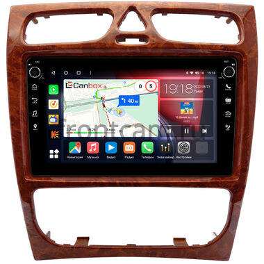 Mercedes-Benz C (w203), G (w463) 2000-2006 (дерево) Canbox H-Line 7802-9-1441 Android 10 (4G-SIM, 4/32, DSP, IPS) С крутилками